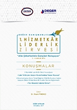 1. Hizmetkâr Liderlik Zirvesi - Konuşmalar